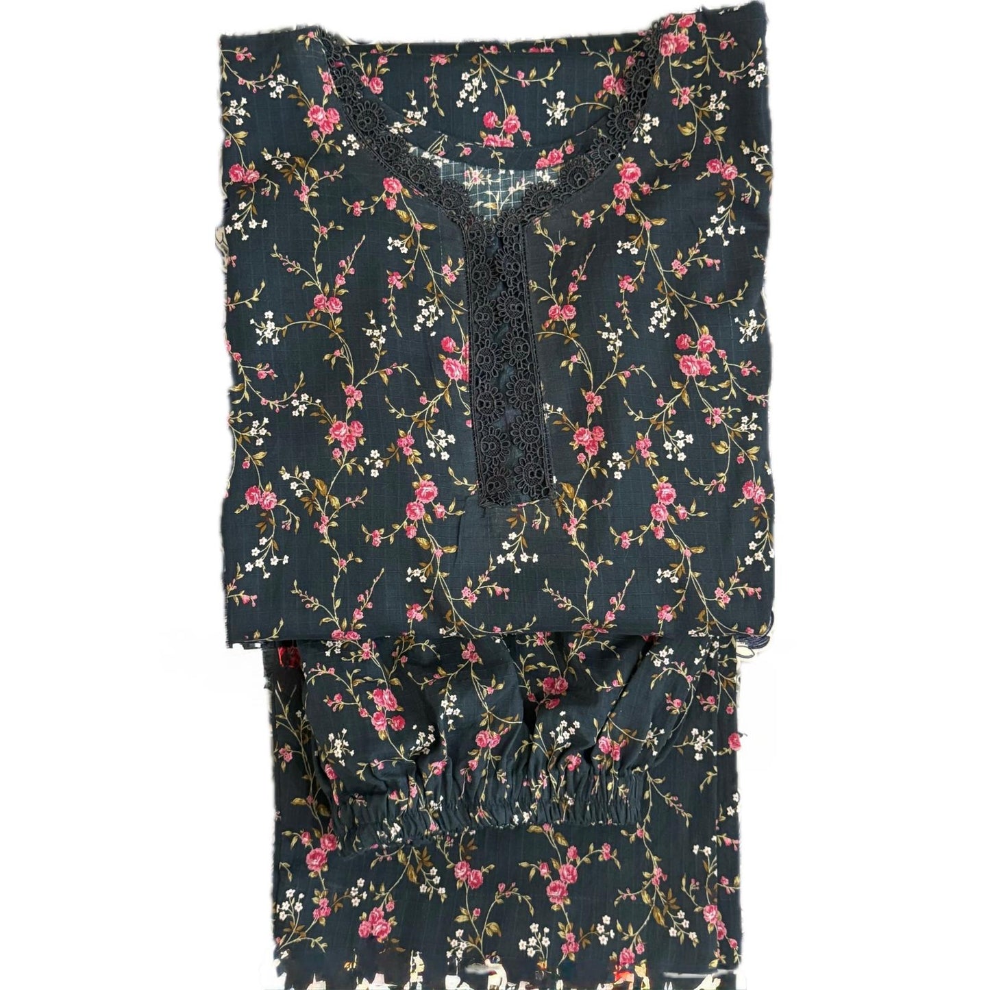 Women's 2pcs Printed Shalwar Kameez(007)