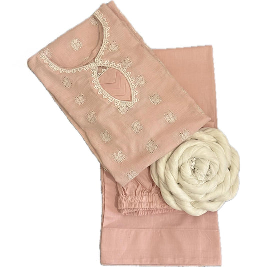 Women's 2pcs chicken kari kameez with simple Shalwar (009)
